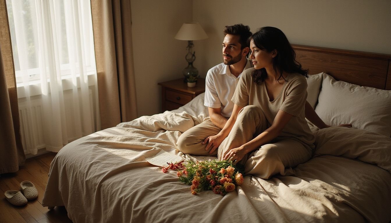 2 personen in een bed gaan lekker neuken