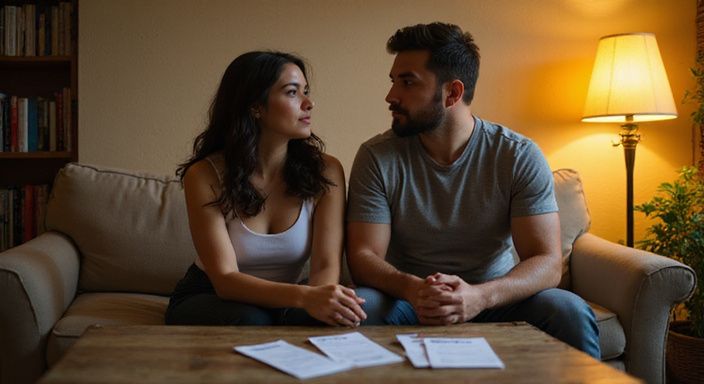 Een jong stel heeft een diepgaand gesprek over gezondheid. Een jong stel heeft een diepgaand gesprek over sexcontact Maastricht.